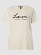 Lauren Ralph Lauren Curve PLUS SIZE T-Shirt mit Logo-Stickerei Modell ...