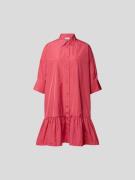 RED Valentino Hemdblusenkleid in Minilänge in Pink, Größe XS/S