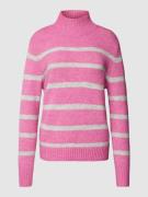 Christian Berg Woman Strickpullover mit Stehkragen in Pink, Größe XS