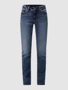 Silver Jeans Curvy Fit Jeans mit Stretch-Anteil Modell 'Elyse' in Blau...