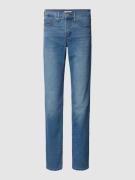 Levi's® 300 Slim Fit Jeans mit Knopfverschluss in Blau, Größe 26/32