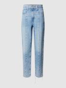 Levi's® Mom Fit Jeans mit Teilungsnähten in Hellblau, Größe 25/27