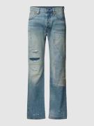 Levi's® Regular Fit Jeans im Destroyed-Look Modell "501 HAPPY TO BE HE...