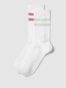 Levi's® Socken mit Kontraststreifen im 2er-Pack in Weiss, Größe 39/42