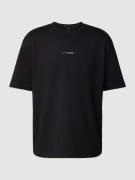 AlphaTauri T-Shirt mit Label-Print Modell 'JANSO' in Black, Größe S