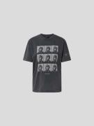 Anine Bing T-Shirt mit Motiv-Print in Black, Größe XS