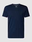 Christian Berg Men T-Shirt mit V-Ausschnitt in Dunkelblau, Größe S