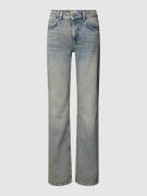 Gina Tricot Flared Jeans im 5-Pocket-Design in Hellblau, Größe 40