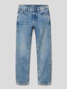 s.Oliver RED LABEL Jeans im Used-Look in Blau, Größe 140