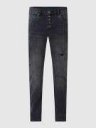 Blue Monkey Slim Fit Jeans mit Stretch-Anteil Modell 'Alex' in Jeansbl...