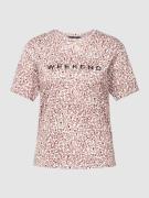 Weekend Max Mara T-Shirt mit floralem Allover-Muster Modell 'Fiorina' ...