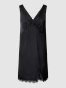 EDITED Kleid mit Spitzenbesatz Modell 'Kiri' in Black, Größe 34