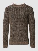 RAGMAN Pullover aus Baumwolle in Hellbraun, Größe S
