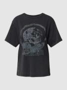 THE KOOPLES T-Shirt mit Label-Print in Black, Größe 34