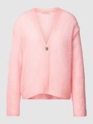 (The Mercer) N.Y. Cardigan mit V-Ausschnitt in Pink, Größe 46