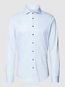 Profuomo Slim Fit Business-Hemd mit Haifischkragen in Bleu, Größe 38
