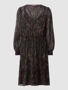 Fransa Kleid aus Chiffon in Black, Größe XS