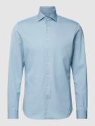 Profuomo Slim Fit Business-Hemd mit Kentkragen in Jeansblau, Größe 38