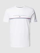 Christian Berg Men T-Shirt mit Statement-Print in Weiss, Größe S