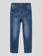 s.Oliver RED LABEL Jeans im 5-Pocket-Design in Blau, Größe 140