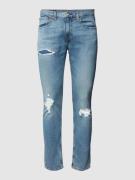 Levi's® Jeans mit Label-Patch Modell 'Taper' in Jeansblau, Größe 33