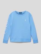 Polo Ralph Lauren Kids Sweatshirt mit Label-Stitching in Bleu, Größe 9...