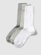 s.Oliver RED LABEL Socken mit Label-Detail im 3er-Pack in Weiss, Größe...