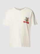 Jake*s Casual T-Shirt mit Tom&Jerry®-Print in Offwhite, Größe XS