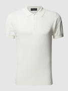 Antony Morato Slim Fit Poloshirt im unifarbenen Design in Offwhite, Gr...