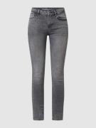 Garcia Slim Fit Jeans mit Label-Patch Modell 'Celia' in Mittelgrau, Gr...