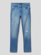 CARS JEANS Used-Look-Jeans mit Eingrifftaschen Modell 'Rocky' in Hellb...