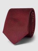 BOSS Krawatte mit Strukturmuster in Bordeaux, Größe One Size