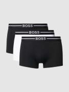 BOSS Trunks mit Stretch-Anteil im 3er-Pack in Black, Größe S