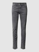 BOSS Jeans im Slim Fit Modell 'Delaware' in Mittelgrau, Größe 32/34