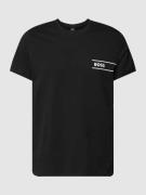 BOSS T-Shirt mit Label-Detail in Black, Größe S