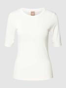 BOSS T-Shirt mit Label-Print Modell 'Eventsa' in Offwhite, Größe XL