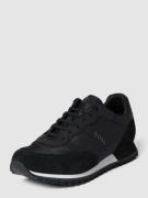 BOSS Sneaker aus Leder-Mix Modell 'Parkour' in Black, Größe 45