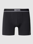 BOSS Boxershorts mit Label-Print in Black, Größe M