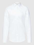 BOSS Slim Fit Business-Hemd mit New-Kent-Kragen Modell 'Hank Tux' in W...