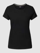 BOSS T-Shirt mit Strukturmuster Modell 'Eventsy' in Black, Größe XS