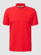 BOSS Poloshirt mit Label-Stitching Modell 'Pallas' in Rot, Größe M