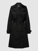 BOSS Mantel mit Taillengürtel Modell 'Conry' in Black, Größe 34