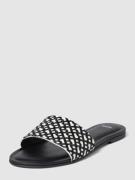 BOSS Sandalette in Two-Tone-Machart Modell 'Millie' in Black, Größe 36