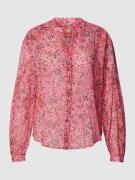 BOSS Orange Bluse mit Allover-Muster Modell 'Berday' in Pink, Größe 34