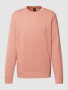 BOSS Orange Sweatshirt mit Label-Patch Modell 'Westart' in Hellrot, Gr...