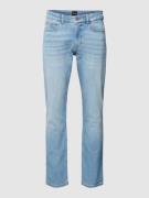 BOSS Orange Slim Fit Jeans mit Eingrifftaschen Modell "Delaware" in He...