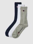 CHAMPION Socken mit Label-Detail im 3er-Pack Modell 'Crew Socks' in Ma...