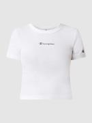 CHAMPION Regular Fit T-Shirt aus Baumwolle in Weiss, Größe XL