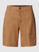 COLUMBIA Straight Leg Bermudas in unifarbenem Design in Sand, Größe S