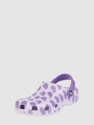 Crocs Clogs mit Allover-Muster in Lavender, Größe 28